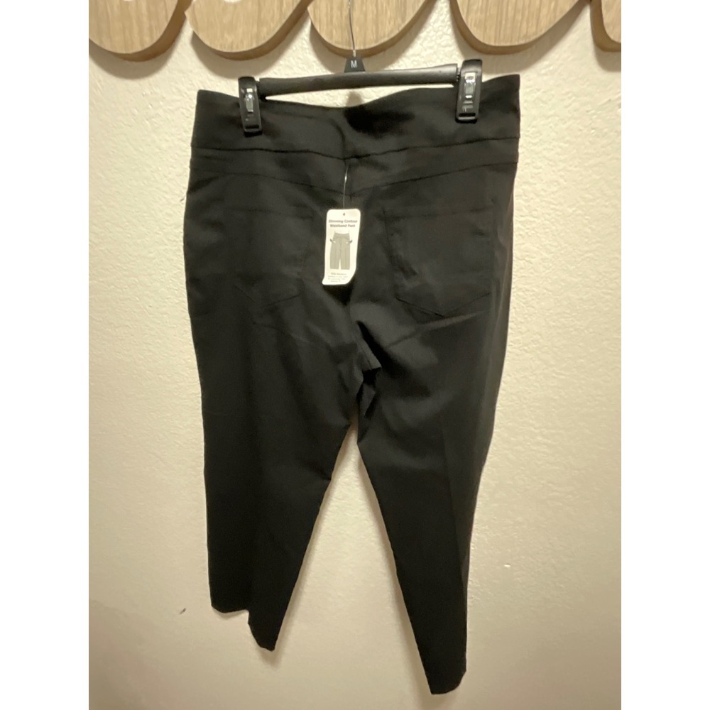 Ruby Rd Womens‎ Black Ankle Pants Size 16 Straight Leg Career - Picture 3 of 3